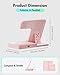 Wireless Charger Stand Charging Station: 3 in 1 Charger Stand Multiple Devices for Apple - iPhone 17 16e 16 15 14 Pro Max 13 12 - Watch 11 10 9 8 7 6 5 4 3 2 SE and Ultra Series-Airpods 4 3 Pro, Pink