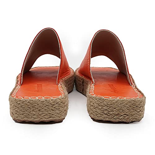 Sandale compensée Bonateks orange 36 amorti optimal et marche stable
