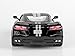 2020 C8 Stingray Black with Silver Stripes Timeless Legends Series 1/24 Diecast Model Car by Motormax 79360bk-s