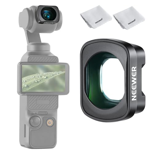 Objectif Macro pour Pocket 3 et 4 NEWER avec fixation magnétique et verre HD