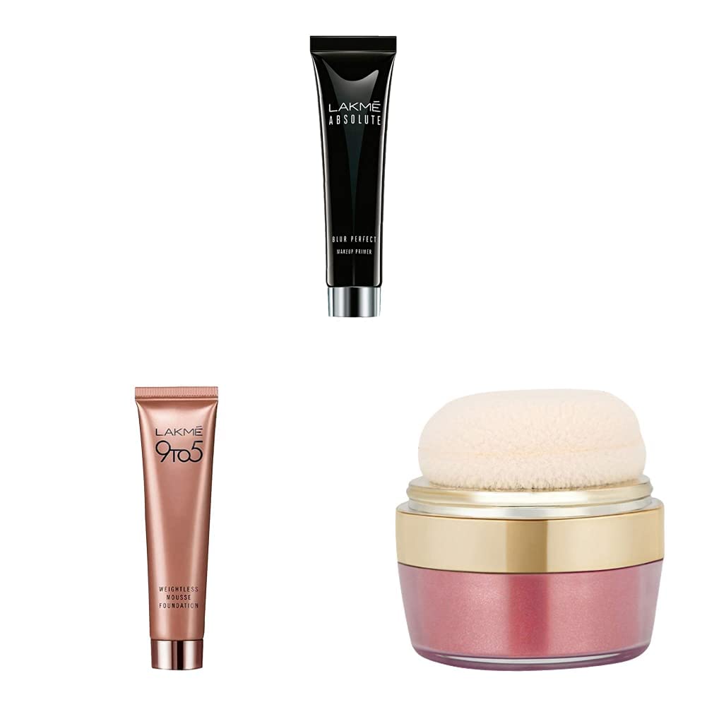 Buy Lakme Absolute Blur Perfect Matte Face Primer, 30 ml & Lakme 9 to 5 Weightless Mousse
