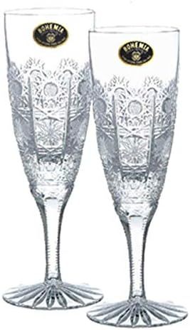 Amazon ラスカボヘミアグラス フルートペア 691 500 175 2 ワイングラス オンライン通販