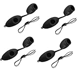 EVO FLEX Sunnies Flexible Tanning Bed Goggles Eye Protection UV Glasses 4 Pack (Black)