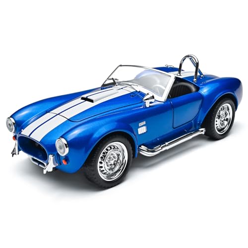 RZAPE Toy Car Models 1/24 Diecast Cars 427S/C Metal Model Cars Carros De Coleccion,Model Car Kits for Adults and Kids,Pull Back Car with Lights and Sounds,Toy Cars for Boys Age 3-12（Blue）