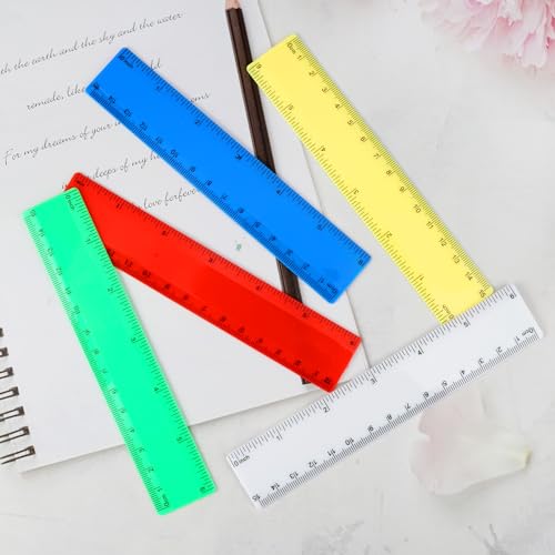20 Pezzi Righello 15 cm, Righello in Plastica 15