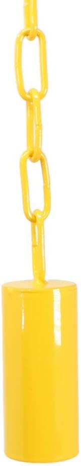 Bonka Bird Toys 1343 Medium Indestructible Pipe Bell Yellow Colorful Durable Parrotlet Budgie Finch
