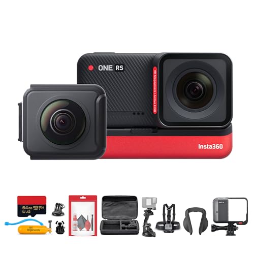 Insta360 ONE RS Twin Edition Waterproof 4K 60fps Action Camera,