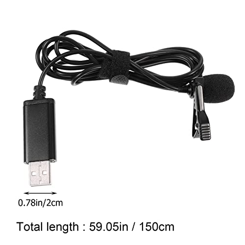 SOLUSTRE 2 Peças Microfone Usb Microfone De Entrevista Microfone De Lapela Usar Um Microfone Colar M