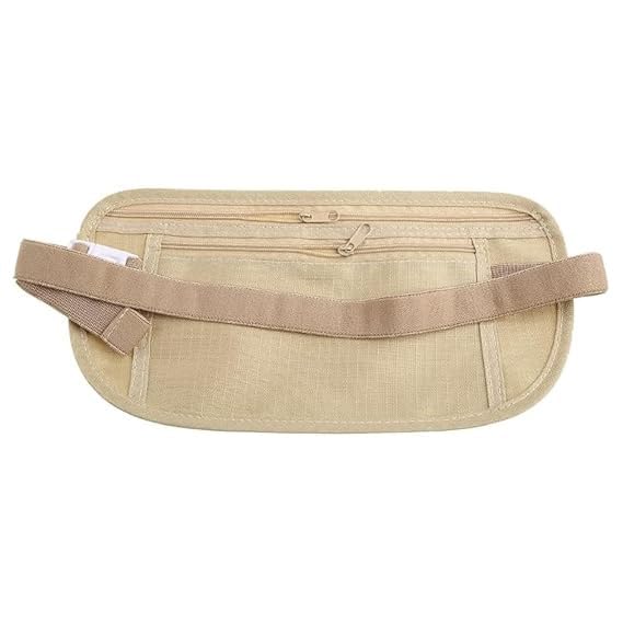 Money Belt for Travel | RFID Blocking Hidden Travel Pouch | Secure Passport Holder & Waist Wallet for Protecting Money & Cards | Lightweight & Comfortable, Multicolor-image-37