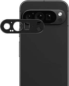 Microcase Google Pixel 9 Pro Uyumlu Kamera Lens Koruma Halkas  - Kapal  Tasar m -Siyah AL3401