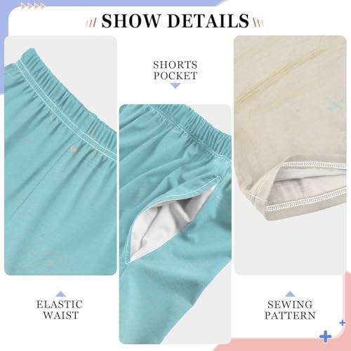 Boys' Pants Lonely Person Sea Beach Long Bottoms Jogger Pants Elastic Waist Trousers with Pockets S-XL4