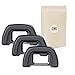 X3 DK21 Oeilleton Caoutchouc pour Viseur Nikon Type DK-21 Compatible Nikon D750, D7000, D90, D80, D610, D200, D600, D7000, D100, D100, D70, D70s Eyecap Eyecup - ADAPTOUT Marque FRANÇAISE