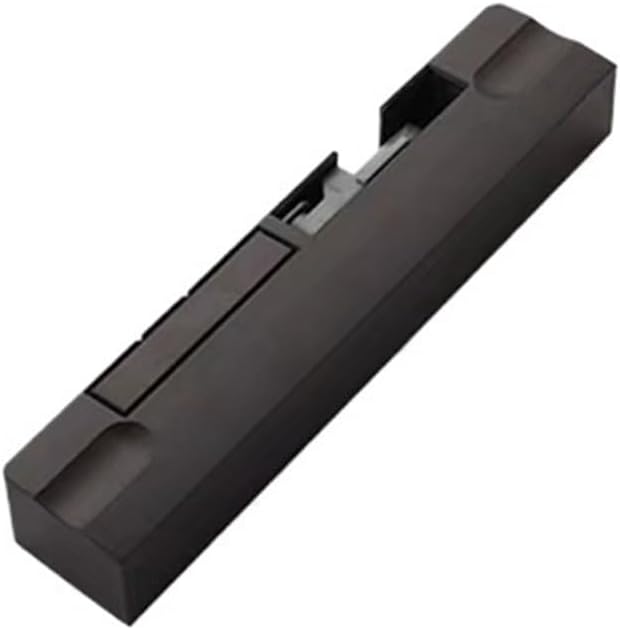 Door Damping Buffer Wooden Flat Outward Opening Invisible Home Closing Silent Hydraulic Closer Anti-Pinch(Brown - Left Open)