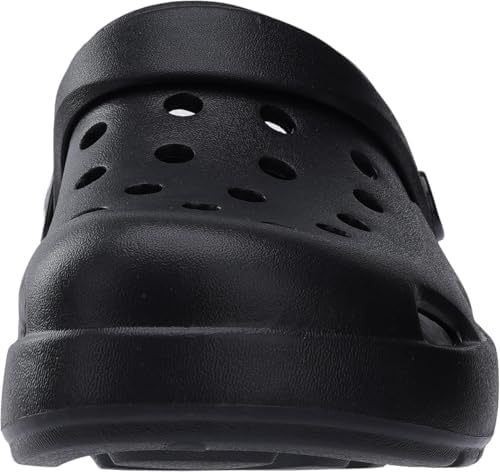 WHITIN Garden Clogs with Arch Support for Women and Men 9 W/8 M Black - 3
