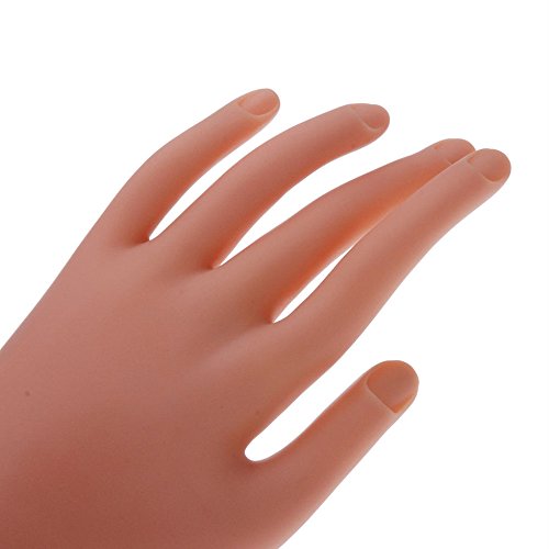 Cisixin Nail Hand Praxis Modell,Praxis Hand Übungsfinger Modell für Maniküre