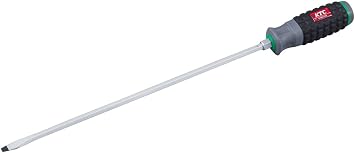 Kyoto Tools KTC Resin Handle Screwdriver Long Shaft Slotted Penetration Type 0.2 inches 5 mm D1M2530