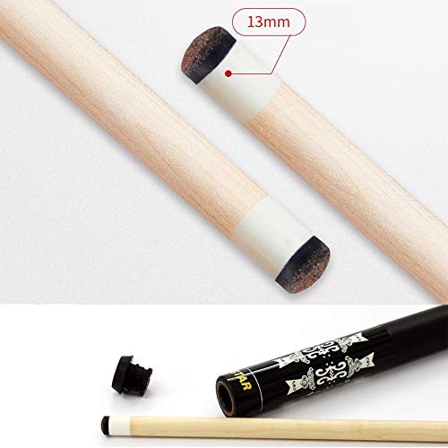 Taco de billar 145 cm madera arce 13 mm punta miniatura 6