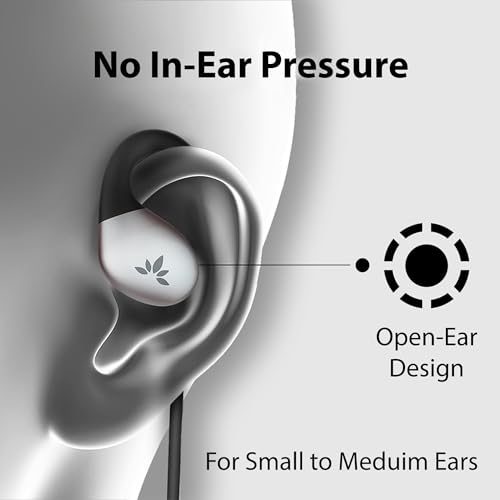 Avantree Resolve – 3.5mm AUX Wired Open-Ear Earbuds w/Mic & Over-Ear Hook, for Women, Kids & Young Men w/Small Ears, Ideal for Office, Outdoor & Home (Small-Medium Size) by Avantree - Image 3