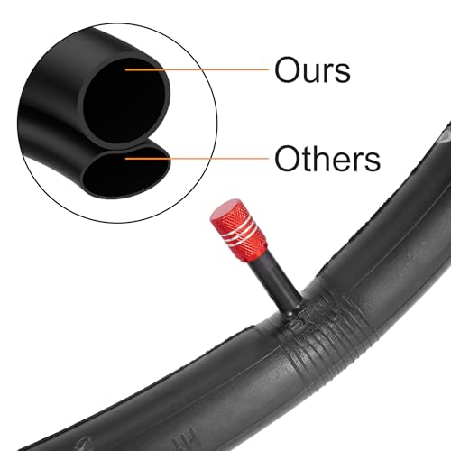 RUTU 26x1 3/8 (37-590) Bike Tires and Tubes, 26 x 1 3/8 Folding Bicycle Tires with Schrader Valve Replacement for Vintage Bikes, City Bicycles 37-590mm 2-Pack by RUTU - Image 5
