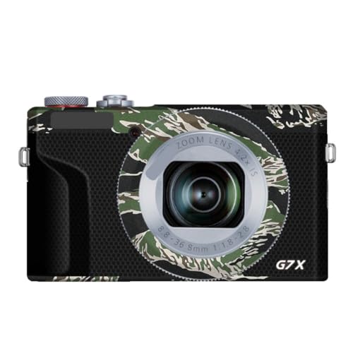 G7XIII ���h�~�J�����J�o�[�X�L���X�e�b�J�[ �ɓK������ Canon G7X Mark III�v���e�N�^�[�r�j�[���t�B�����X�L���ی쑕��(�^�C�K�[�X�g���C�v����)
