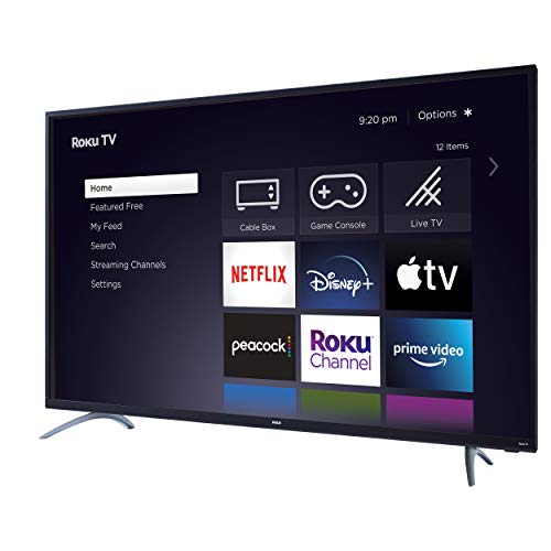 Rca 65-Inch 4K Uhd Roku Smart Flat Screen Led Tv, 2022 Model #TOP1