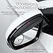 2 Pcs Car Side Mirror Rain Visor Guard for Mini Hatch (R50) Cooper S (R53) Hatch (R56) Clubman (R55), Mirror Rain Visor Eyebrow, Car Rearview Mirror Rain Shield, Rear View Mirror Rain Visor Guard