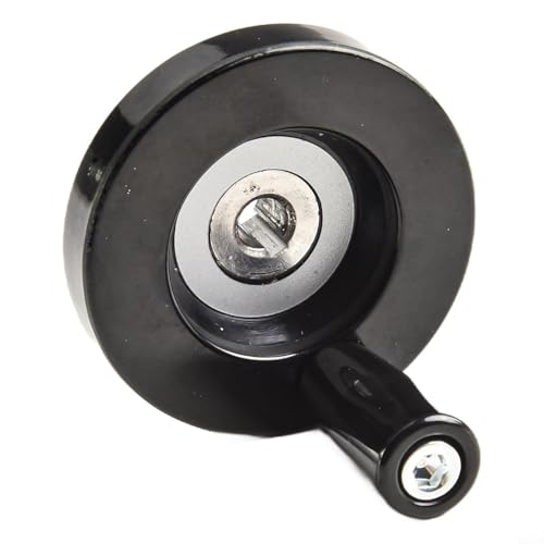 Roue manuelle de 63 mm de diamètre avec trou de 8 mm et poignée rotative pour fraiseuses et machines-outils avec assemblage de trou fileté