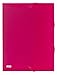 Produktbild ELBA Urban Sammelbox A4, aus Kunststoff, Rückenbreite 4 cm, transparent, pink, 1 Stück
