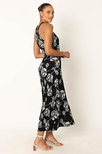 Image of Petal & Pup Women's Melody Plisse Halter Maxi Dress