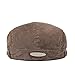 Katutude Men's Newsboy Cap Corduroy Flat Cap Golf Driving Hat Adjustable Newsboy Cap Fashion Cabbie Beret Cap White