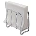 Price comparison product image iDesign 57770 Napkin Holder, Small Paper Serviettes Holder Made of Durable Metal, Practical Table Organiser for Dining Table and Kitchen Worktop, Silver