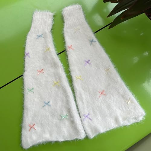Fundas de felpa cómodas para proteger del frío tus tobillos con estilo femenino 4
