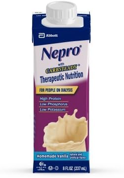 Nepro? with Carb Steady? Therapeutic Nutritional Homemade Vanilla Drink 237mL, Ready-to-Drink