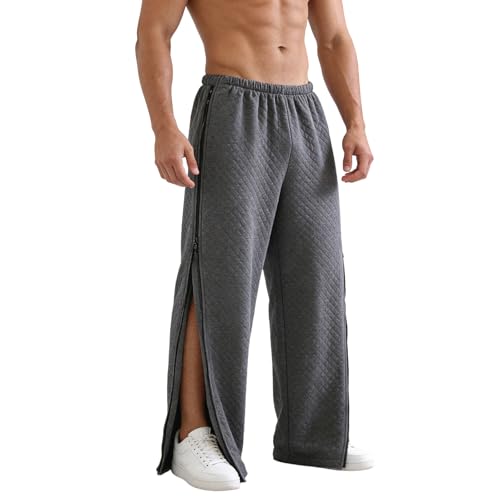 Pantalon facile à enfiler homme WWricotta pour rééducation physique