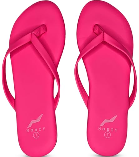Image of NORTY Women's Memory Foam Flip Flops, Slides & Sandals, Runs 1 Size Small