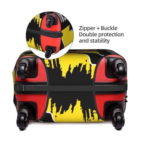 Travel Luggage Cover Baseball Player Brunei Darussalam Flag Fashion Washable Baggage Suitcase Protector Fit For Luggage X-Large3