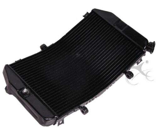 TCMT Black Aluminum Radiator Cooler Engine Cooling Fit For Suzuki GSXR 600 2001-2003 GSXR 750 2000-2003