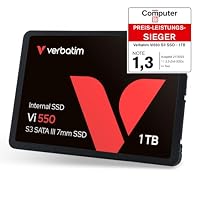 Verbatim Vi550 S3 Interne SSD 1TB 2,5 Zoll SATA III 3D NAND bis 550MB/s – Ansicht 6
