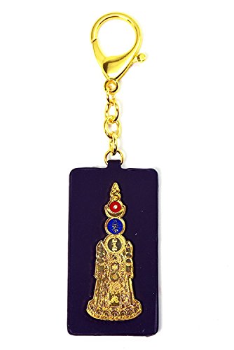 Feng Shui 2017 Year of Rooster Feng Shui Sun & Moon 5 ELEMENT PAGODA TALISMAN keychain (pu)