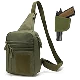 VTACOUTV Concealed Carry Gun Bag for Men & Women, Sling Pistol Bag for Handguns CCW Shoulder Bag...