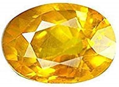NL Gems 7.25 Ratti Unheated Untreated Ceylon Quality Yellow Sapphire Pukhraj Stone Natural Gemstone Yellow Sapphire