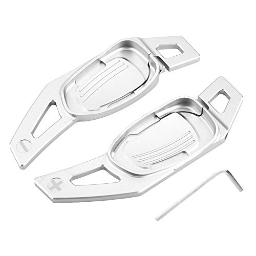 Shift Paddle, Qii lu Lega di alluminio, Car Shift Paddle Shift, Shift Paddle Extensions per A3 / S5 [Alluminio](argento)