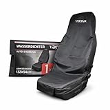 VENTUX GEAR Autositzschone – 1 STK. 132×54 cm Wasserdicht Autositzbezüge Vordersitze - Autositz Sitzschutz - Sitzschoner Sitzbezüge Auto - Werkstattschoner - Polyester