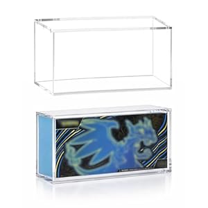 Acrylic Display Case Compatible with Pokemon Mega CHARZRD X ex Ultra-Premium Collection 5mm Thick UPC Protector Case with Magnetic Lid Stackable Charizard UPC Acrylic Box(15.27×4.09×9.21in)