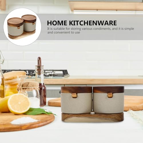 Pots à condiments pour la cuisine au design épuré - 5