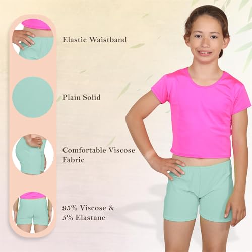 Pantalones cortos de danza negros infantiles perfectos para fiestas y festivales 5