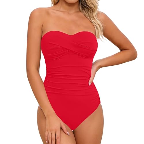 Maillot de bain 2 en 1 femme avec bretelles réglables et short