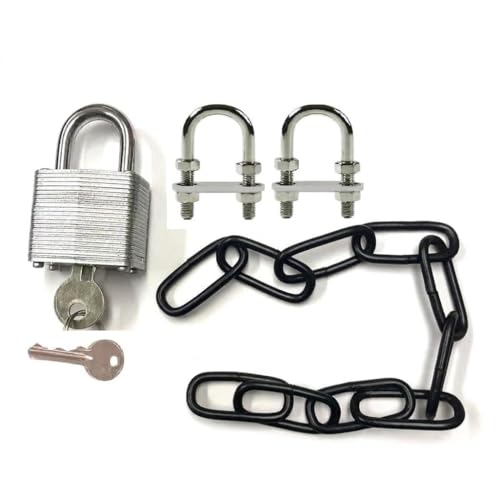 Remi Tools Ltd Wheelie Bin Lock Kit – 30mm Padlock with 2 Keys