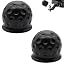 Cache Boule Attelage 50mm Lot De 2 - Protection Remorque Voiture Noire