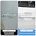 MBAIYO 4Pcs Silicone Car Door Edge Guards, Anti-Collision Bumper Guard Protector Clear Strips Protector Universal Car Door Protectors Trim Molding for Sedans SUV Bumper Rearview Mirror (Transparent)